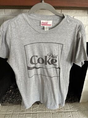 Coca Cola Red Logo Tee - Gray